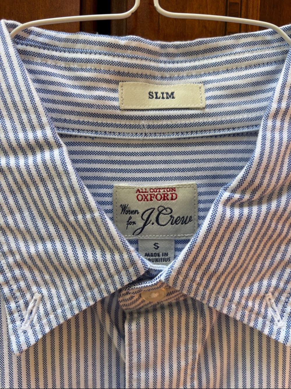 J. Crew men’s slim all cotton oxford shirt - Picture 2 of 3